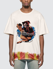 Street style round neck short sleeve printed T-shirt men