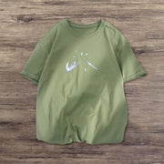Fashionable personality the printed short-sleeved T-shirt