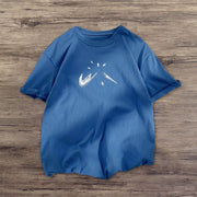 Fashionable personality the printed short-sleeved T-shirt