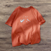Fashionable personality the printed short-sleeved T-shirt