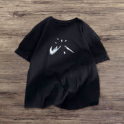 Fashionable personality the printed short-sleeved T-shirt