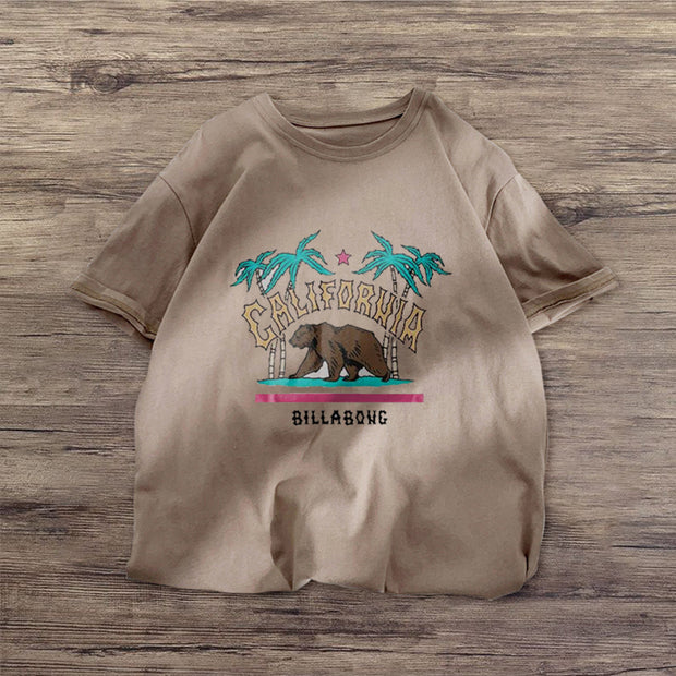 Big bear cartoon character T-shirt