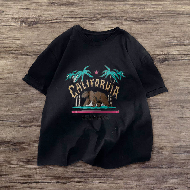 Big bear cartoon character T-shirt