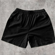 Cartoon Fashion Retro Love Mesh Shorts
