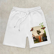Trendy casual retro street sports shorts