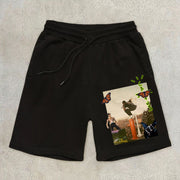 Trendy casual retro street sports shorts