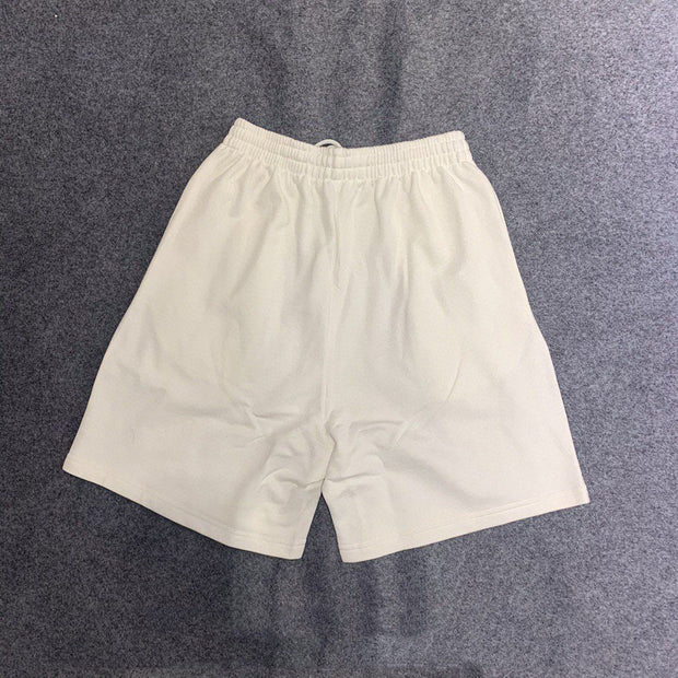 Cross smiley print loose-fitting outdoor sweatpants