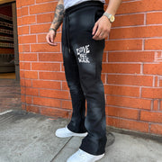 Tie-dye Printed Flared Pants