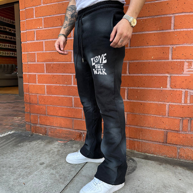 Tie-dye Printed Flared Pants