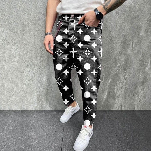 Fashion Trend Street Loose Casual Printed Pants