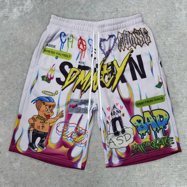 Fashion preppy style sports shorts