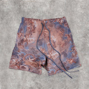 Duplex printed casual shorts