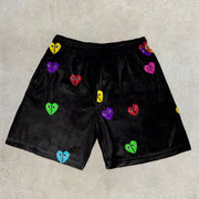 Retro Fashion Casual Mesh Street Shorts