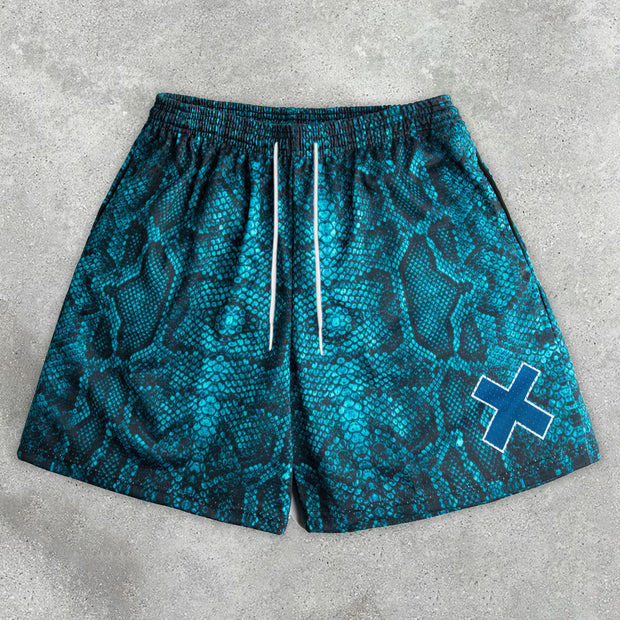 Statement Street Style Loose Breathable Mesh Shorts