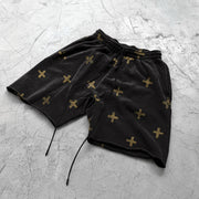 Retro Cross Casual Street Loose Shorts