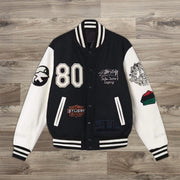 Casual home sports street baseball jacket