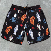Stylish Street Style Casual Print Shorts