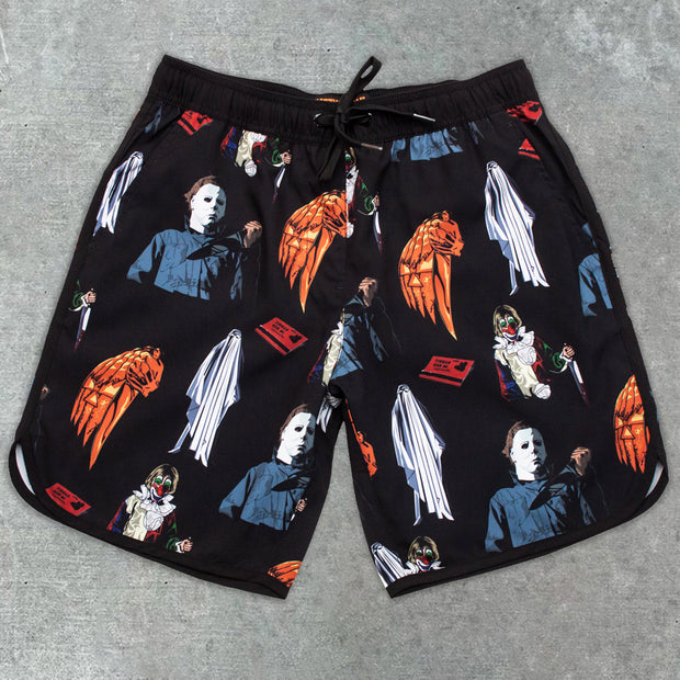 Stylish Street Style Casual Print Shorts
