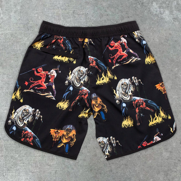 Statement Street Style Printed Casual Shorts