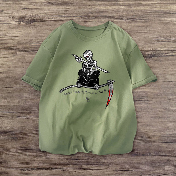 Funny personality printed short-sleeved T-shirt