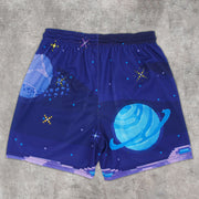 Starry Trend Retro Mesh Street Shorts