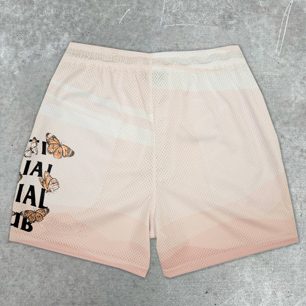 Fashion Art Gradient Mesh Track Shorts