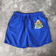 Coconut tree print Hawaiian shorts