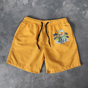 Coconut tree print Hawaiian shorts