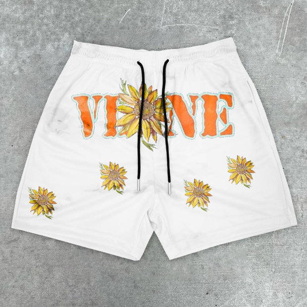 Casual Trend Pattern Loose Street Shorts