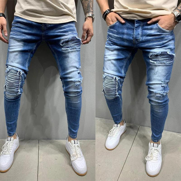 Men's skinny stretch jeans