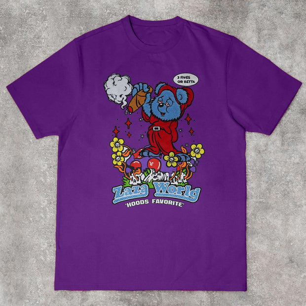 Retro Bear Casual Fashion Short Sleeve T-Shirt