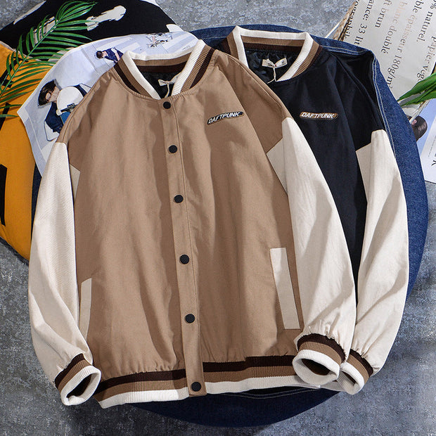 Baseball uniform Hong Kong style trendy loose jacket