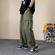 Trend all-match wide-leg pants loose street hip-hop overalls
