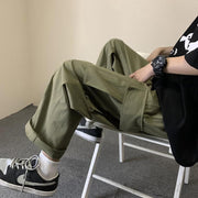Trend all-match wide-leg pants loose street hip-hop overalls