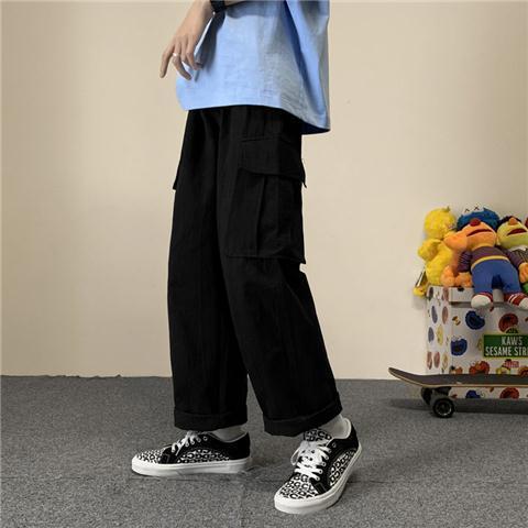 Trend all-match wide-leg pants loose street hip-hop overalls