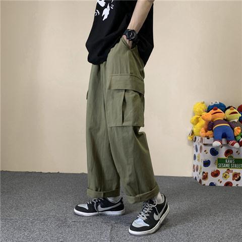 Trend all-match wide-leg pants loose street hip-hop overalls