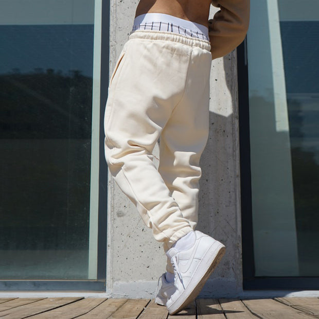 Retro Street Hip-Hop Print Sweatpants