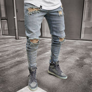 Nostalgic stretch shredded skinny jeans