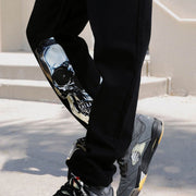Metal skull casual street jeans