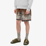 Tie-Dye Retro Hip-Hop Street Sports Mesh Shorts
