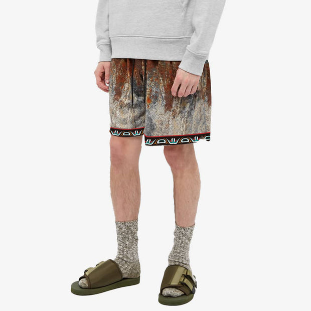Tie-Dye Retro Hip-Hop Street Sports Mesh Shorts