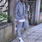 Street fashion design printed sports trousers