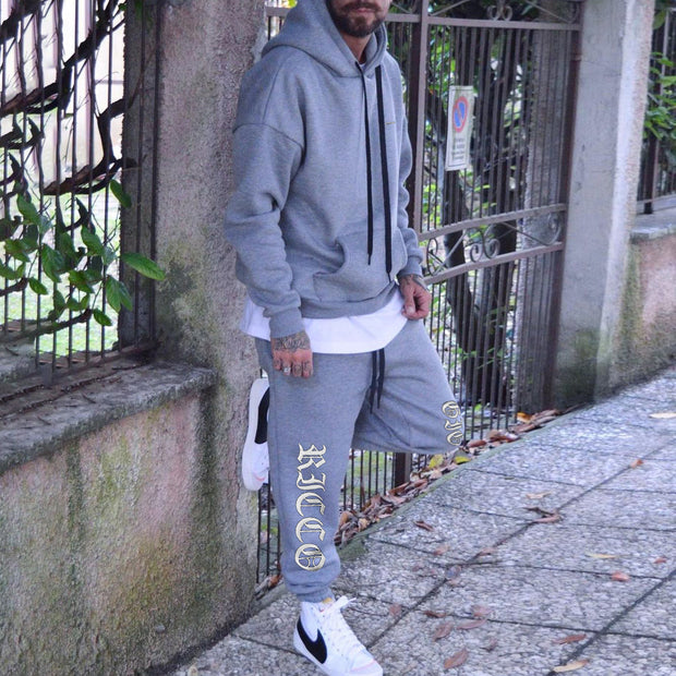 Street fashion design printed sports trousers
