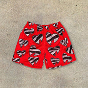 Casual broken heart sports home beach shorts