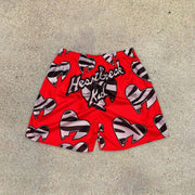 Casual broken heart sports home beach shorts