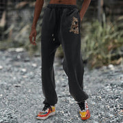 Casual retro street sports sweatpants trousers