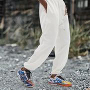 Casual retro street sports sweatpants trousers