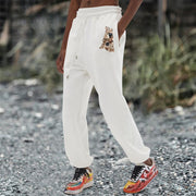 Casual retro street sports sweatpants trousers