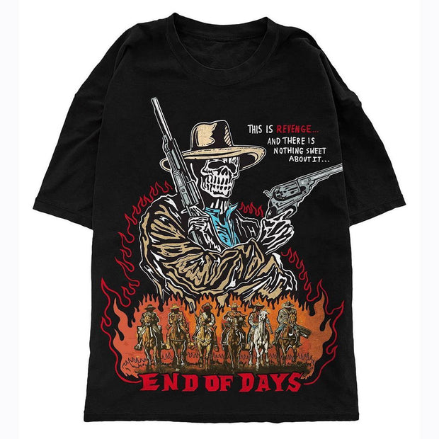 Personalized skull T-shirt men