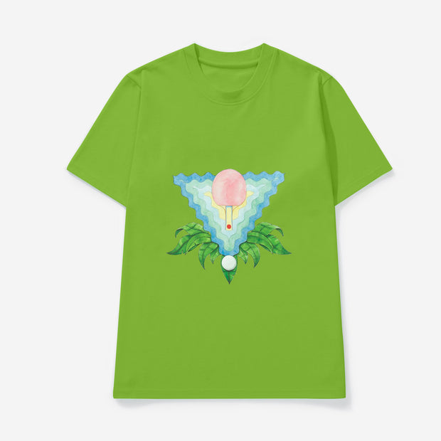 Artistic graphic short-sleeved street short-sleeve T-shirt